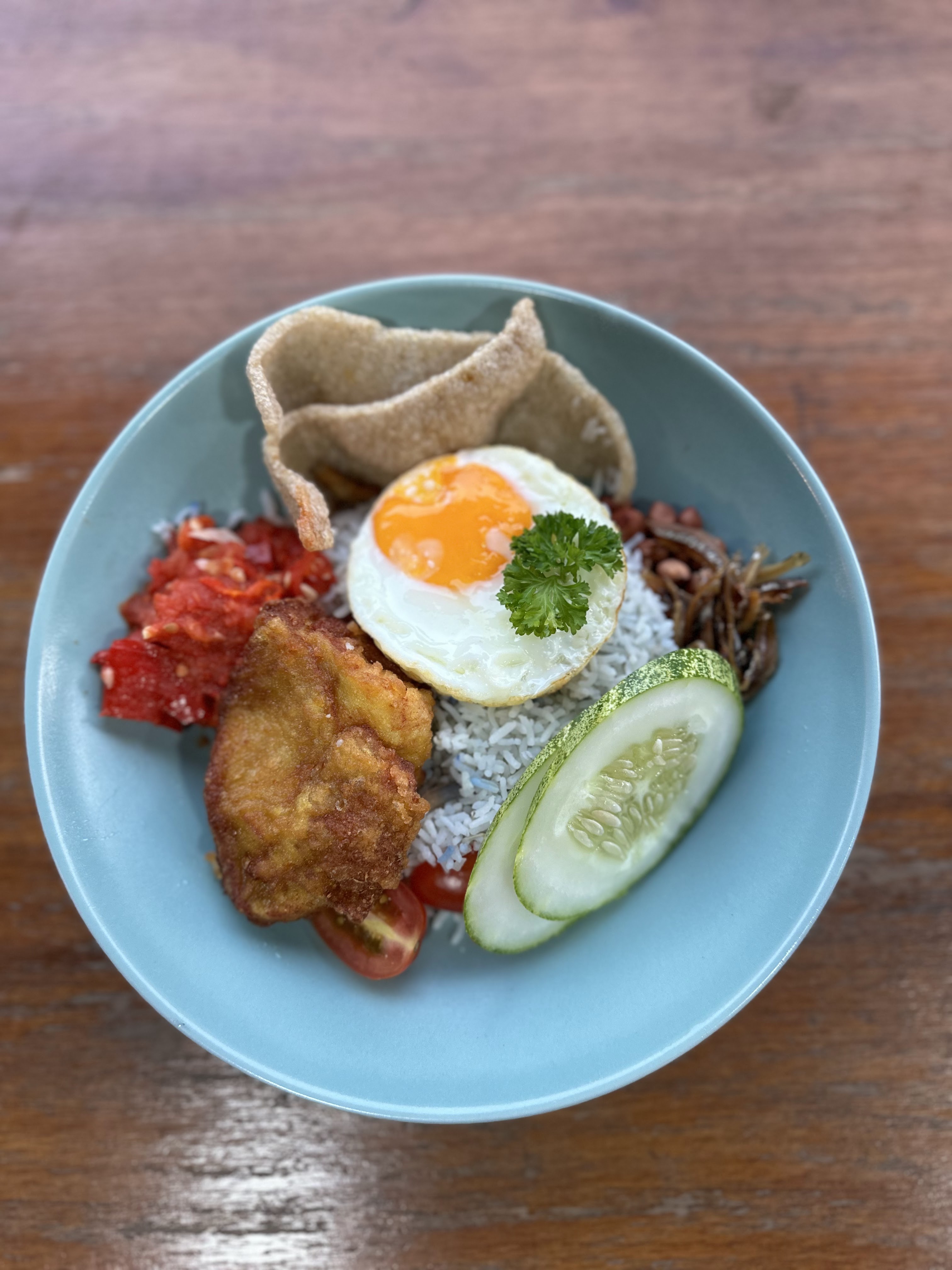 Ayam Lemak Rice Bowl Lunch Xpress by The Garden Slug