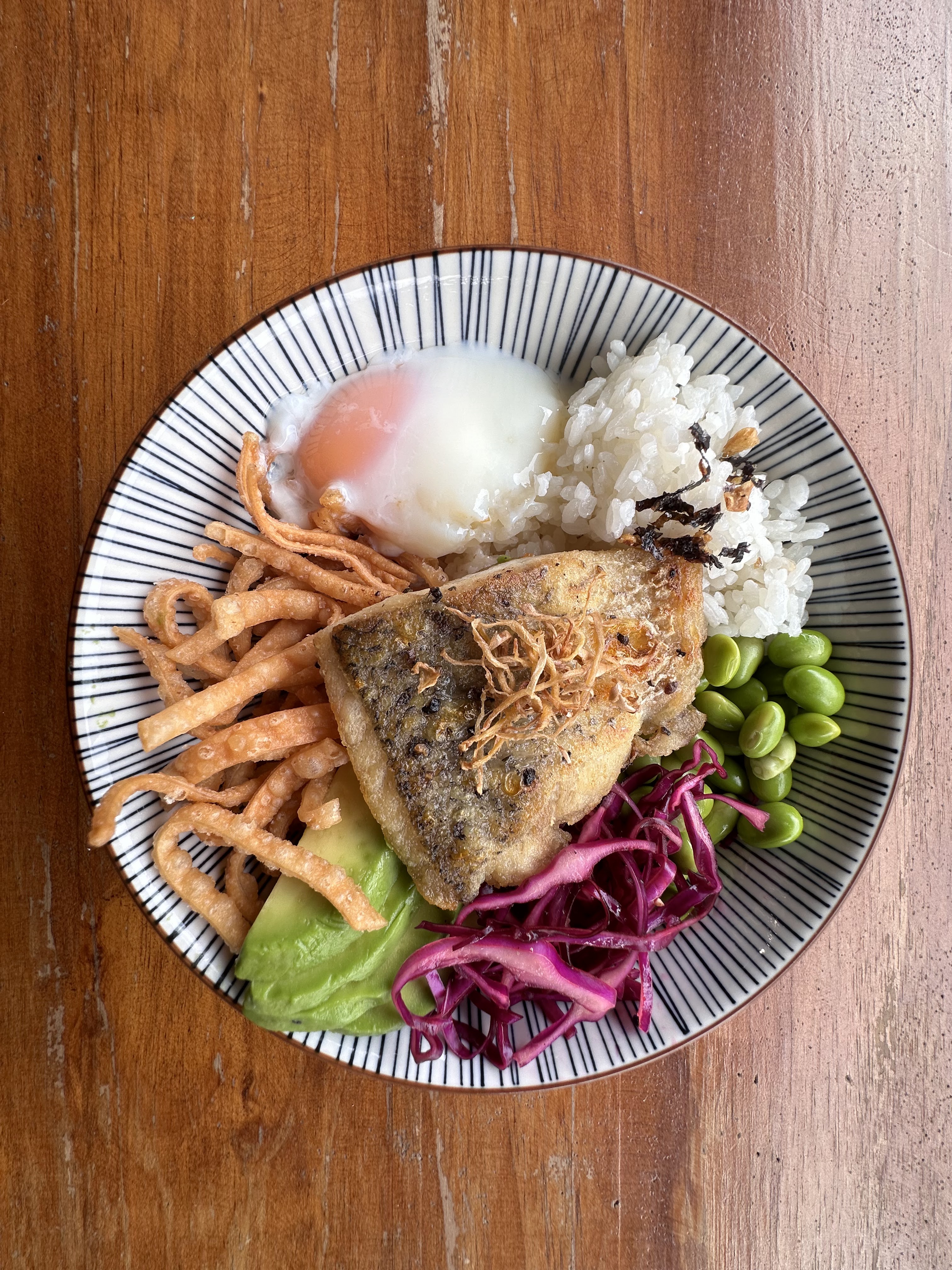 Sea Bass Rice Bowl Lunch Xpress by The Garden Slug